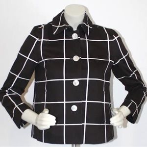 Ralph Lauren Suit Jacket, Brown with White Stripes, Pockets, Lined, Size…